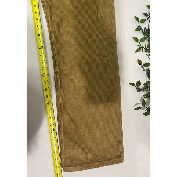 Levi's Low Pro Corduroy Straight Pants Mens 30x30 Irregular Mid-Rise Brown $69 - Picture 13 of 14